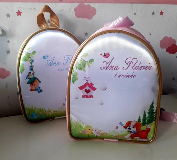 Mochilinha personalizada