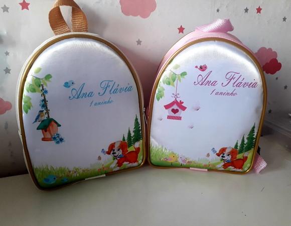 Mochilinha personalizada