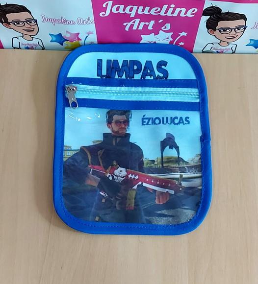 Porta máscara duplo limpo e sujo