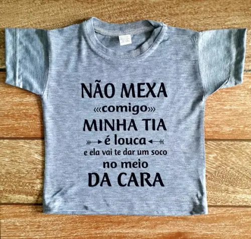 Camisa personalizada infantil