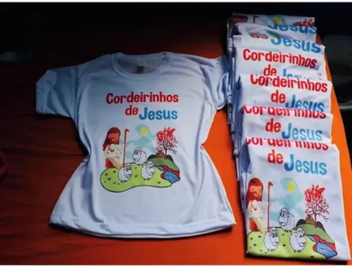 camisa personalizada infantil branca