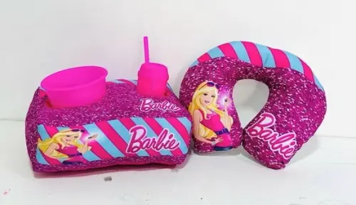 Kit Cinema + Almofada Pescoço Barbie