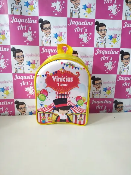 Mochilinha personalizada