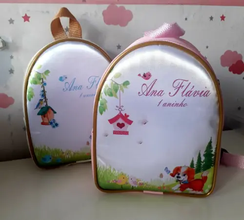 Mochilinha personalizada