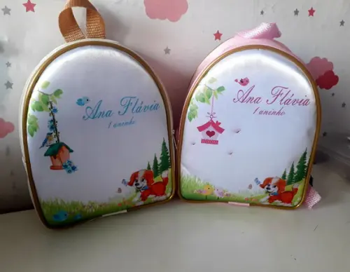 Mochilinha personalizada