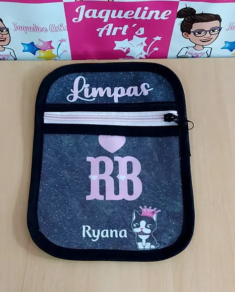 Porta máscara duplo limpo e sujo