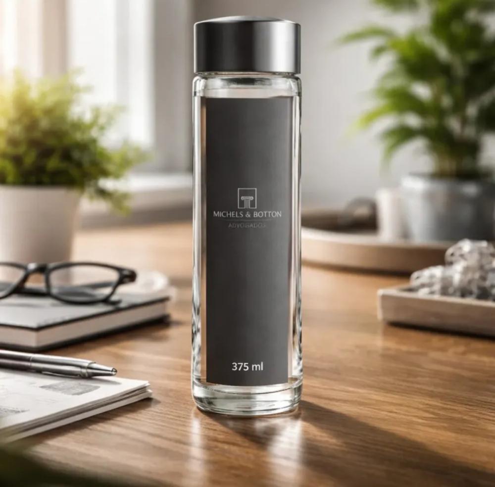 Lembranicnha Água Mineral Personalizada Voss 375ml