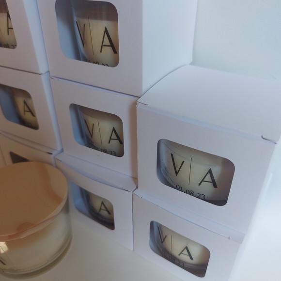 Lembrancinha Vela Casamento Personalizada 120g