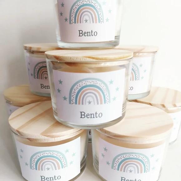 Lembrancinha Vela Maternidade Arco Íris 120g