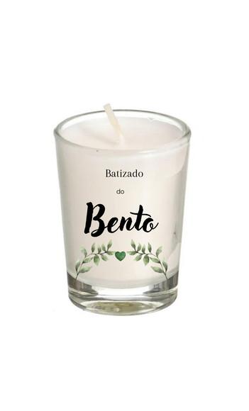 Lembrancinha Vela Perfumada Batizado 70g