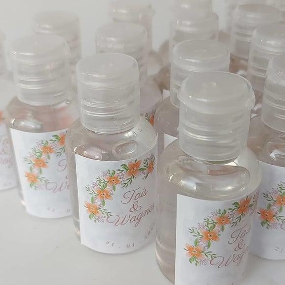 Lembrancinha Álcool Gel Casamento