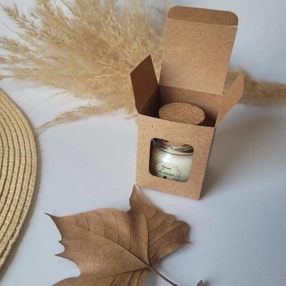 Lembrancinha Mini Vela Perfumada Batizado com Caixa 40 Gr