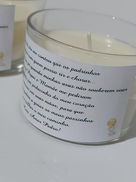 Lembrancinha Vela Batizado 120g