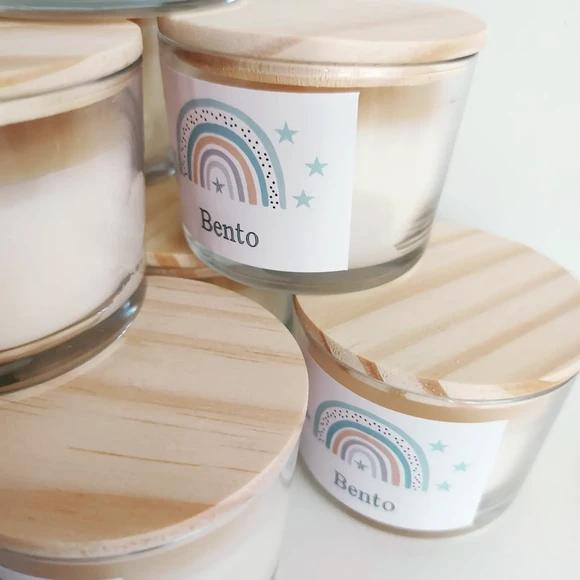 Lembrancinha Vela Maternidade Arco Íris 120g