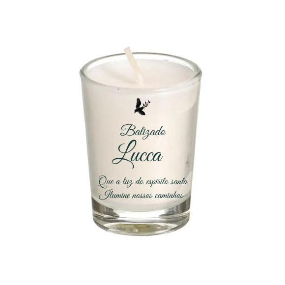 Lembrancinha Vela Perfumada Batizado 70g