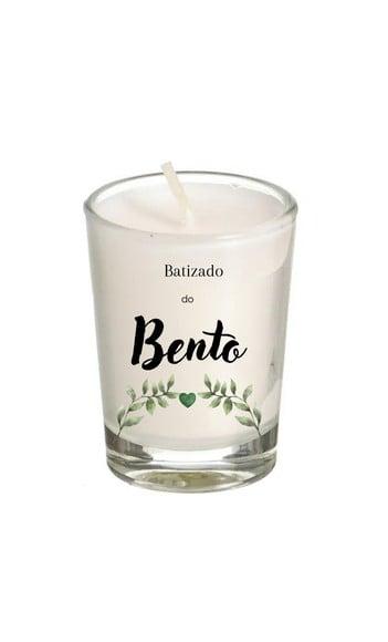 Lembrancinha Vela Perfumada Batizado 70g