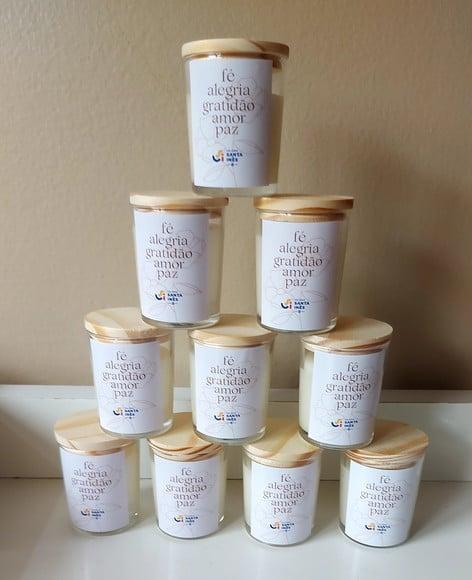 Vela Aromática Personalizada Aniversário 70g