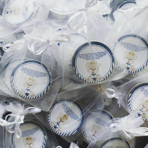 Vela na Lata Personalizada Maternidade