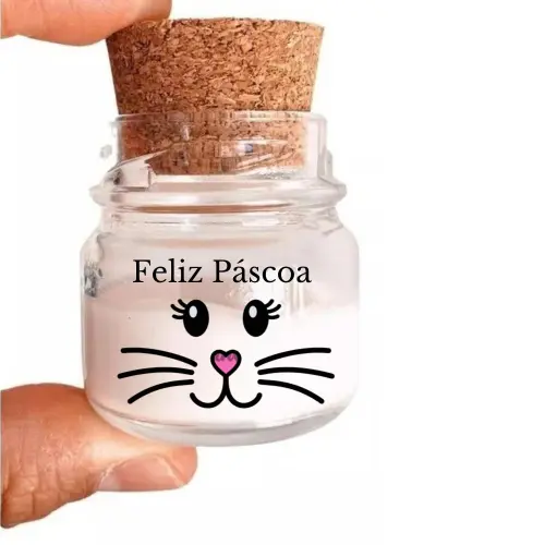 Mini Vela Aromática Personalizada de Páscoa