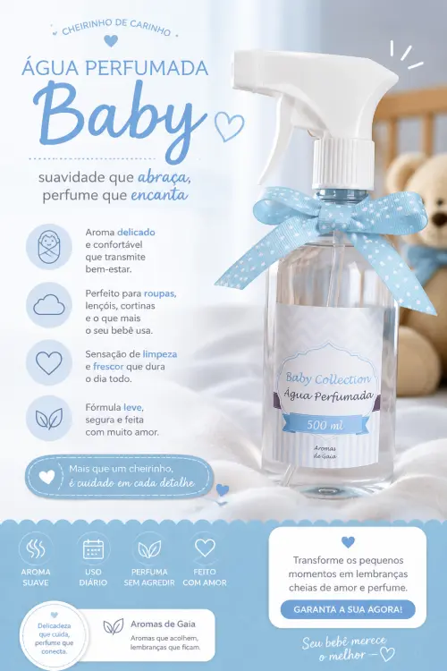 Perfume para Tecidos Bebê 500ml