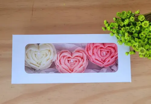 Kit Vela Aromática Rosa Gaia