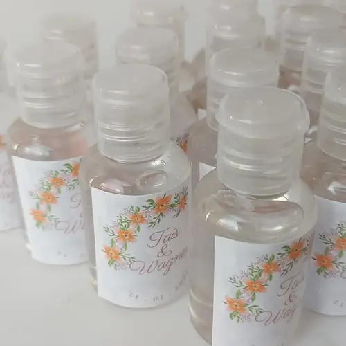 Lembrancinha Álcool Gel Casamento