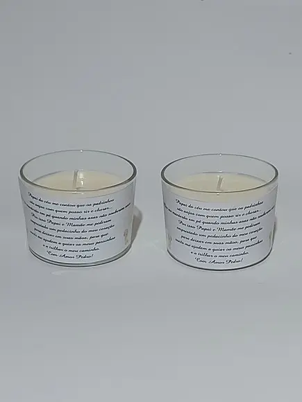 Lembrancinha Vela Batizado 120g