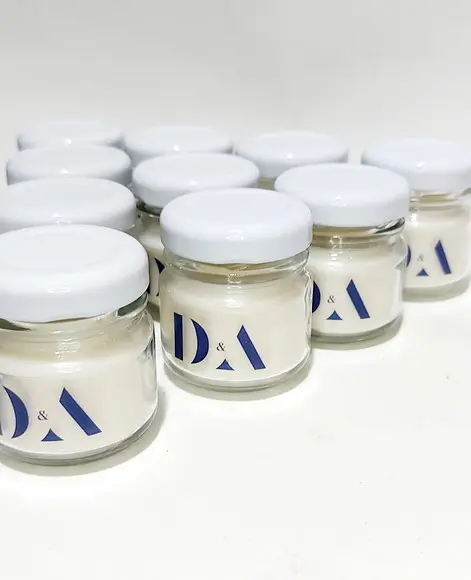 Mini Vela Aromática Casamento 40g