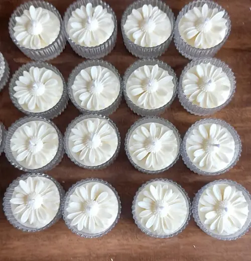 Vela Aromática na Bomboniere Casamento Personalizada