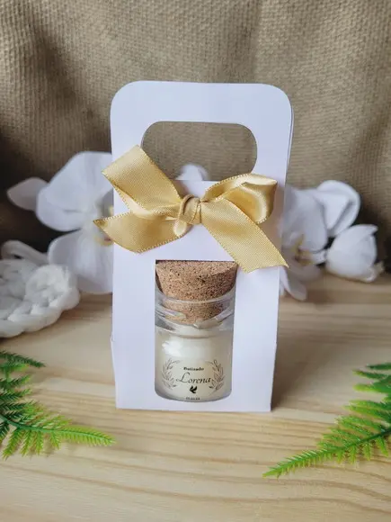 Vela Aromática Personalizada Lembrancinha Batizado