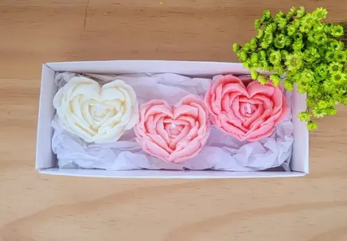 Kit Vela Aromática Rosa Gaia
