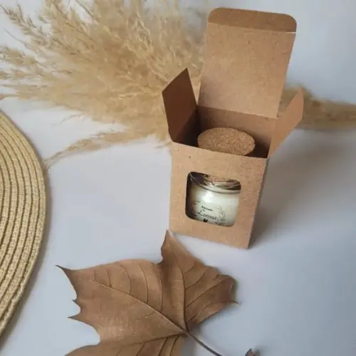 Lembrancinha Mini Vela Perfumada Batizado com Caixa 40 Gr
