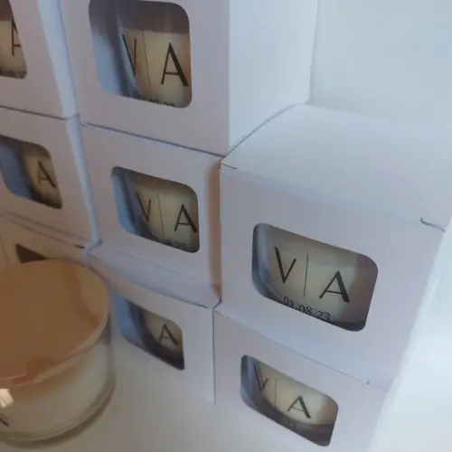Lembrancinha Vela Casamento Personalizada 120g