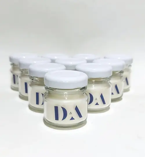 Mini Vela Aromática Casamento 40g