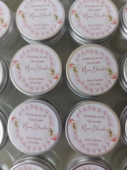 Mini Vela Perfumada Chá de Bebê 35 gr