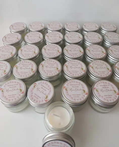Mini Vela Perfumada Chá de Bebê 35 gr