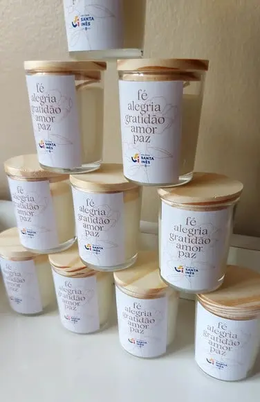 Vela Aromática Personalizada Aniversário 70g