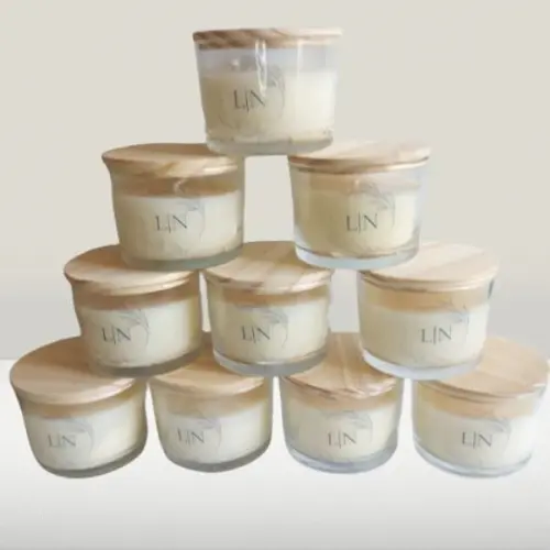 Vela Aromática Personalizada Casamento 120g