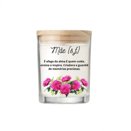 Vela Aromática Personalizada Dia das Mães 70g