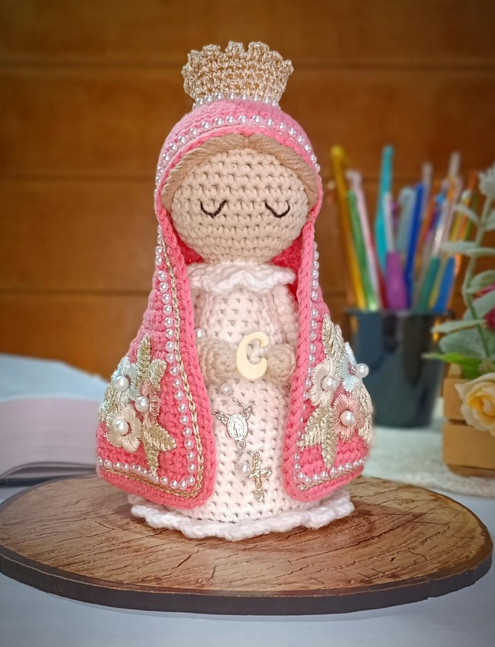 Nossa Senhora bordada