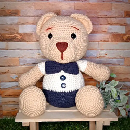 Urso de gravata