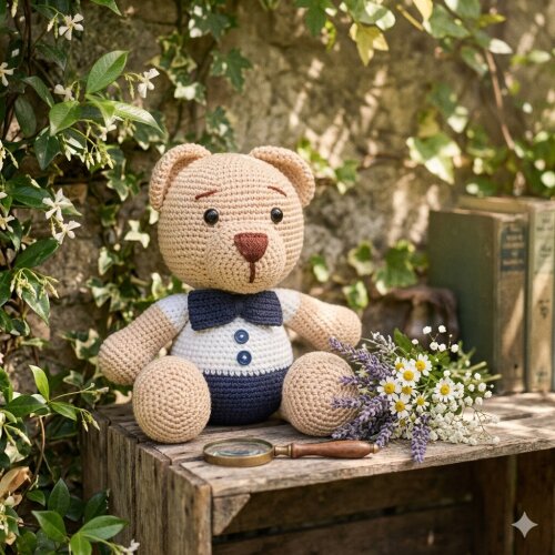 Urso de gravata