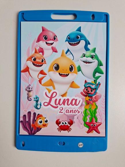 Adesivo para Lousa Mágica 8,5 Personalizado Baby Shark