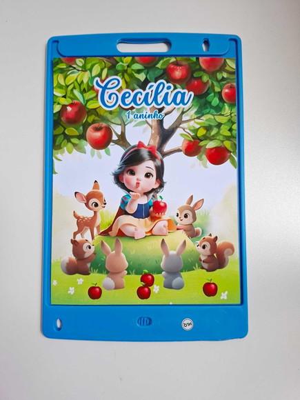 Adesivo para Lousa Mágica 8,5 Personalizado Branca de Neve