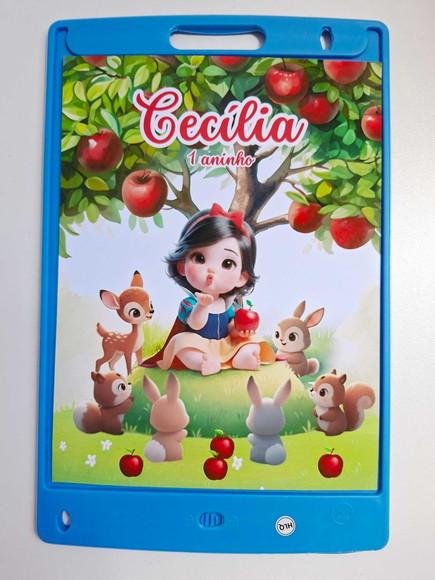 Adesivo para Lousa Mágica 8,5 Personalizado Branca de Neve