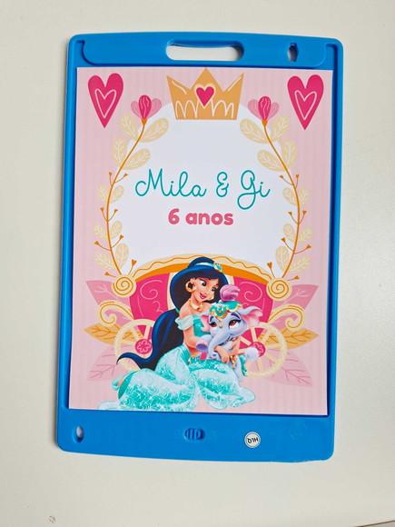 Adesivo para Lousa Mágica 8,5 Personalizado Princesas