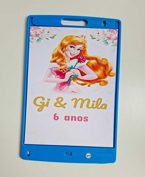 Adesivo para Lousa Mágica 8,5 Personalizado Princesas