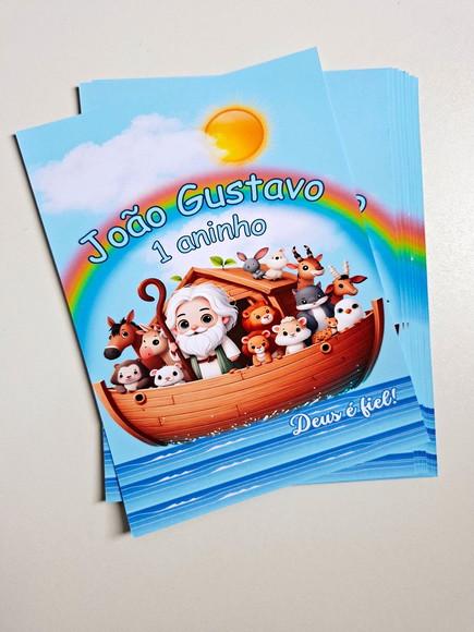 Adesivo para Lousa Mágica Tablet 8,5 Personalizado Arca Noé