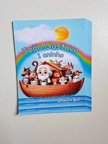 Adesivo para Lousa Mágica Tablet 8,5 Personalizado Arca Noé