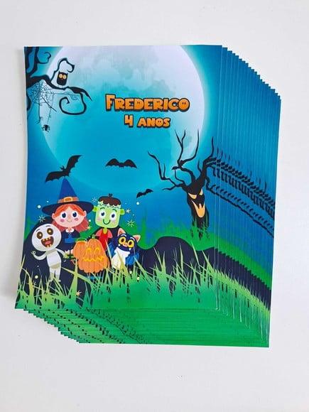 Adesivo para Lousa Mágica Tablet 8,5 Personalizado Halloween